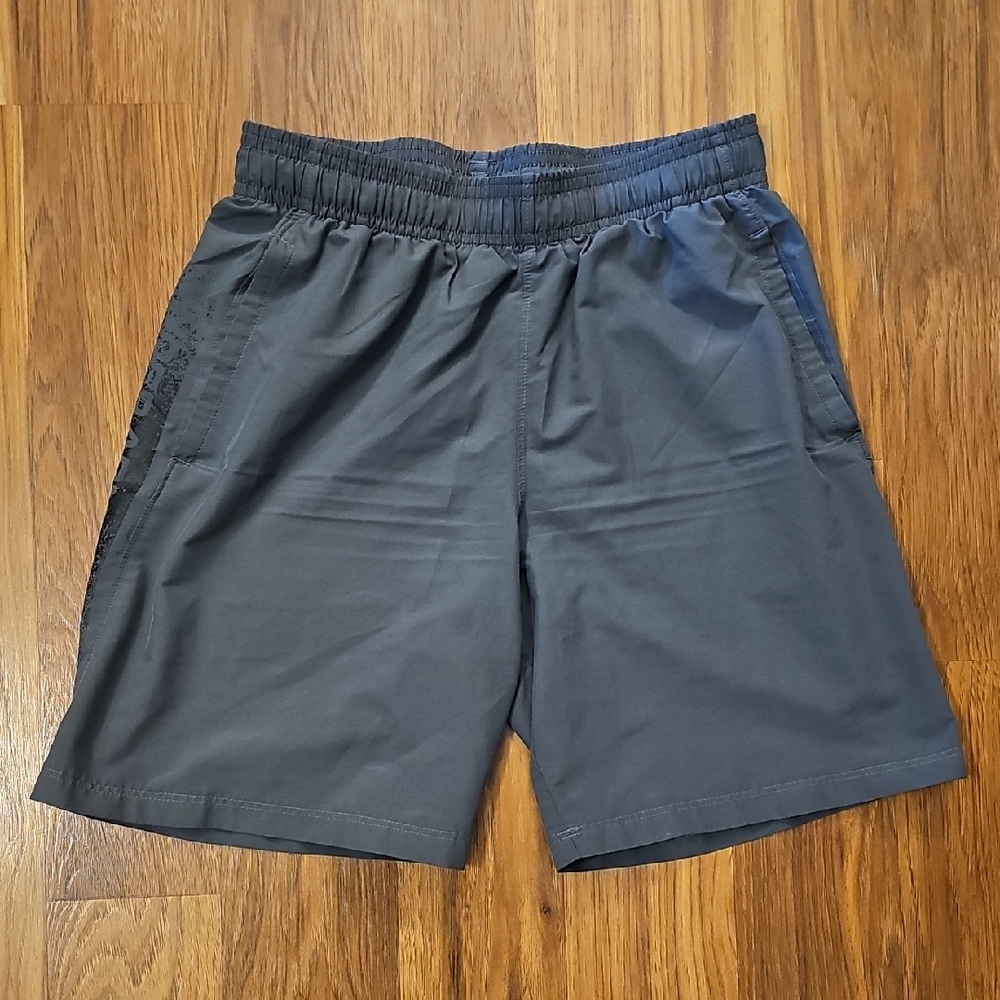Boy's Gray Under Armour Athletic Shorts